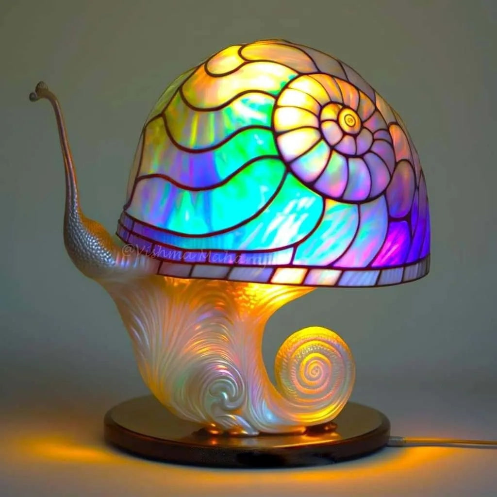 colored-glass-plant-series-table-lamp