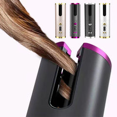 Live With LCD Display Automatic Rotating Hair Curler